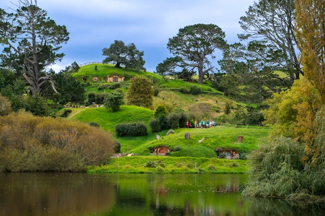 lord of the rings filmed Hobbiton movie set in Matamata