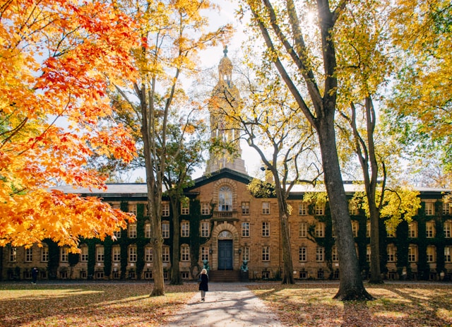 Princeton campus in Oppenheimer Movie