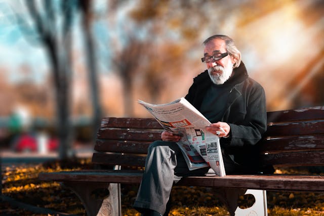 short short short story - son lovingly helping his aging father